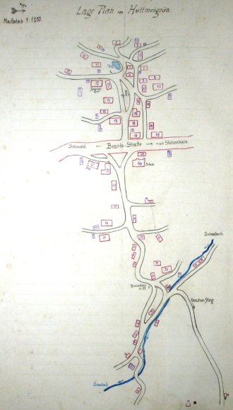 Hüttmesgrün Lageplan (Klick für großes Bild) 